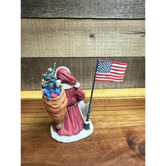 Vintage International Santa Claus Collection Patriotic American Santa In Box-b - Picture 3 of 7